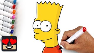 How To Draw Bart Simpson EASY