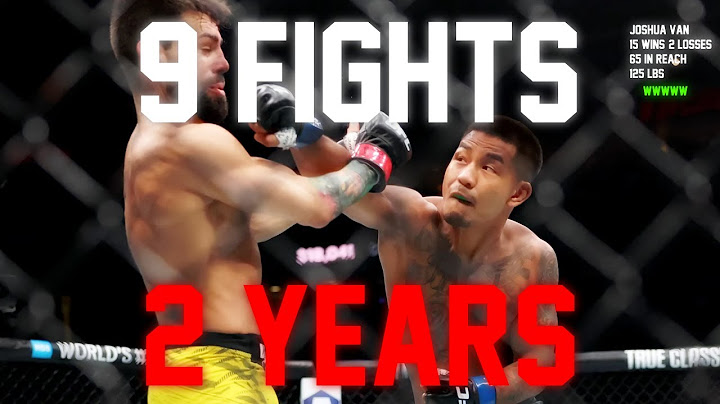 The MOST ACTIVE fighter in the UFC? - Joshua Van