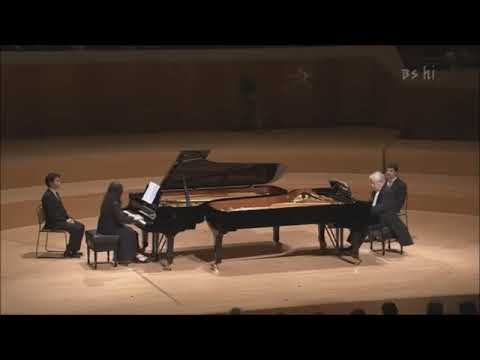 Argerich and Freire play "Tarantella Presto, Suite no.2, Op.17" by Rachmaninoff