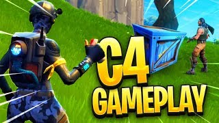 NEW C4 REMOTE EXPLOSIVE SUPPLY DROP TRAP in Fortnite Battle Royale