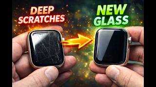 Apple Watch 7/8/9 has Deep Scratches? This Glass Replacement Fixes It