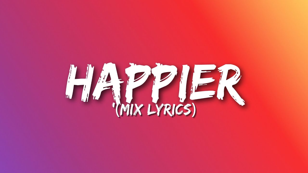 Hapy Rapper's Song Olivia Rodrigo - happier (Lyrics) | Conan Gray, Madison Beer,... (Mix ...