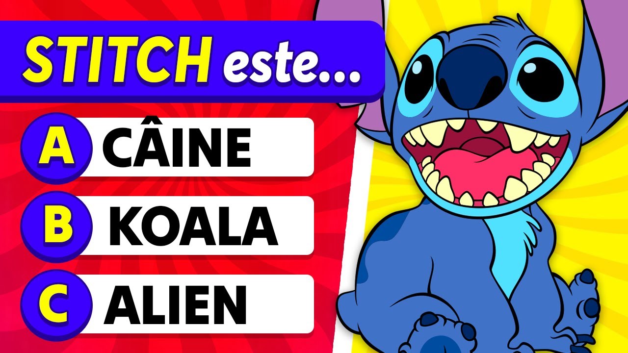 🐨 QUIZ LILO & STITCH 💙 Găsește ELEMENTUL DIFERIT 👀 Ghicește VOCEA 🎵 Disney Lilo & Stitch Quiz 🌈