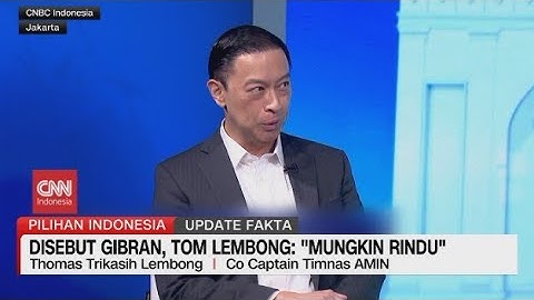 Respons Tom Lembong Disebut Gibran di Debat Cawapres