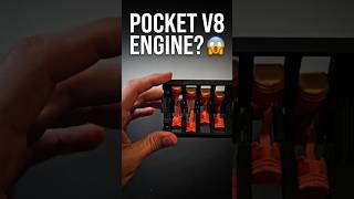 Pocket V8 Engine: The Ultimate Mechanical Fidget! 🏎️💨 #3dprinting #bambulab #v8 #mechanical #asmr