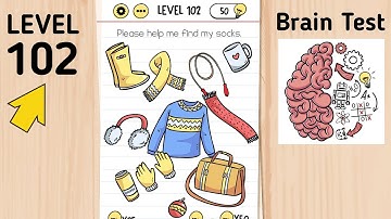 Brain Test Level 102 Please Help Me Find My Socks.
