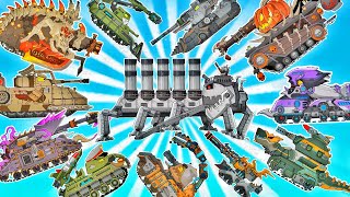 TANK COMBAT ALL TANK VS TANKOZILLA DORA PUMPSCYTHRR VS TANK MAX 10000%