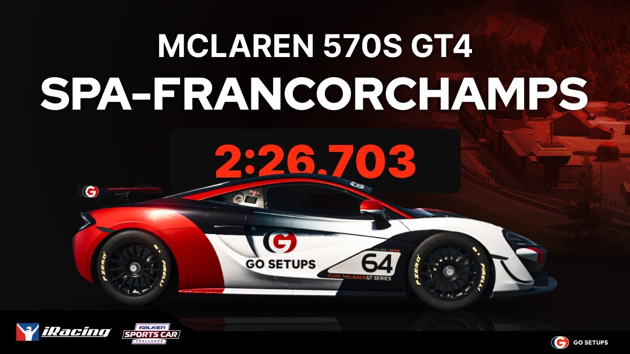 iRacing | Mclaren 570S GT4 - Spa Bike - FTSCC - 2026 S1 Week 1 | Hotlap