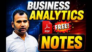 Business Analytics FREE PDF NOTES  70 % MARKS  PAKKE  || bcom du /sol/rehular  ||bcom hons