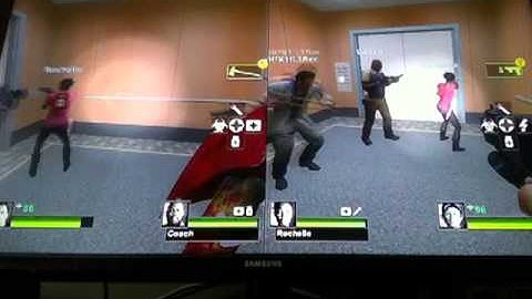 Left 4 dead 2 split screen part 1