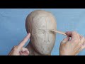 Sculpter un visage en argile : les proportions