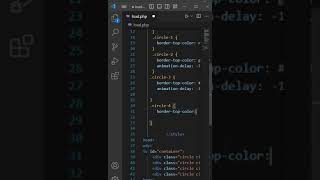 Circle Loading | HTML CSS | Pure CSS circle loader