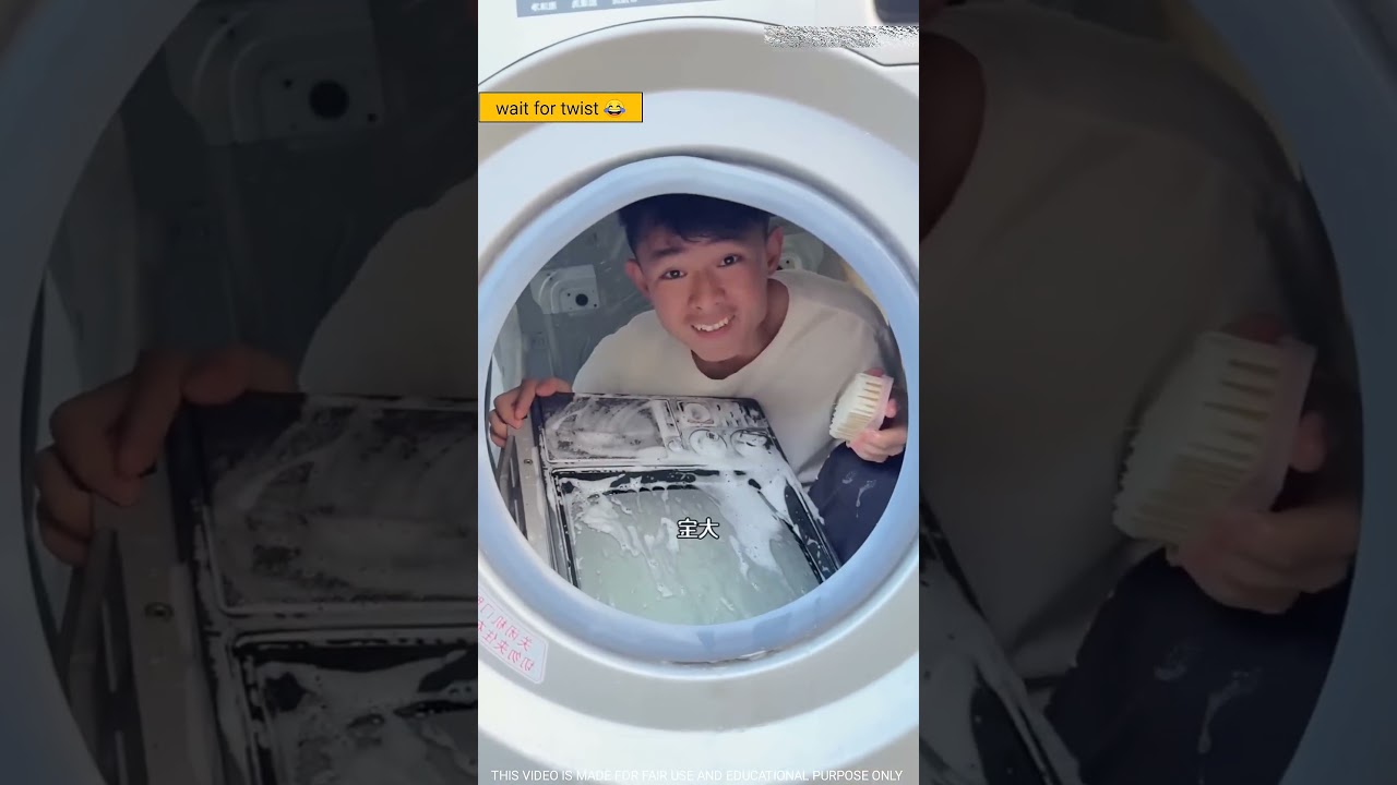 TV को धो दिया! 🤣😊 