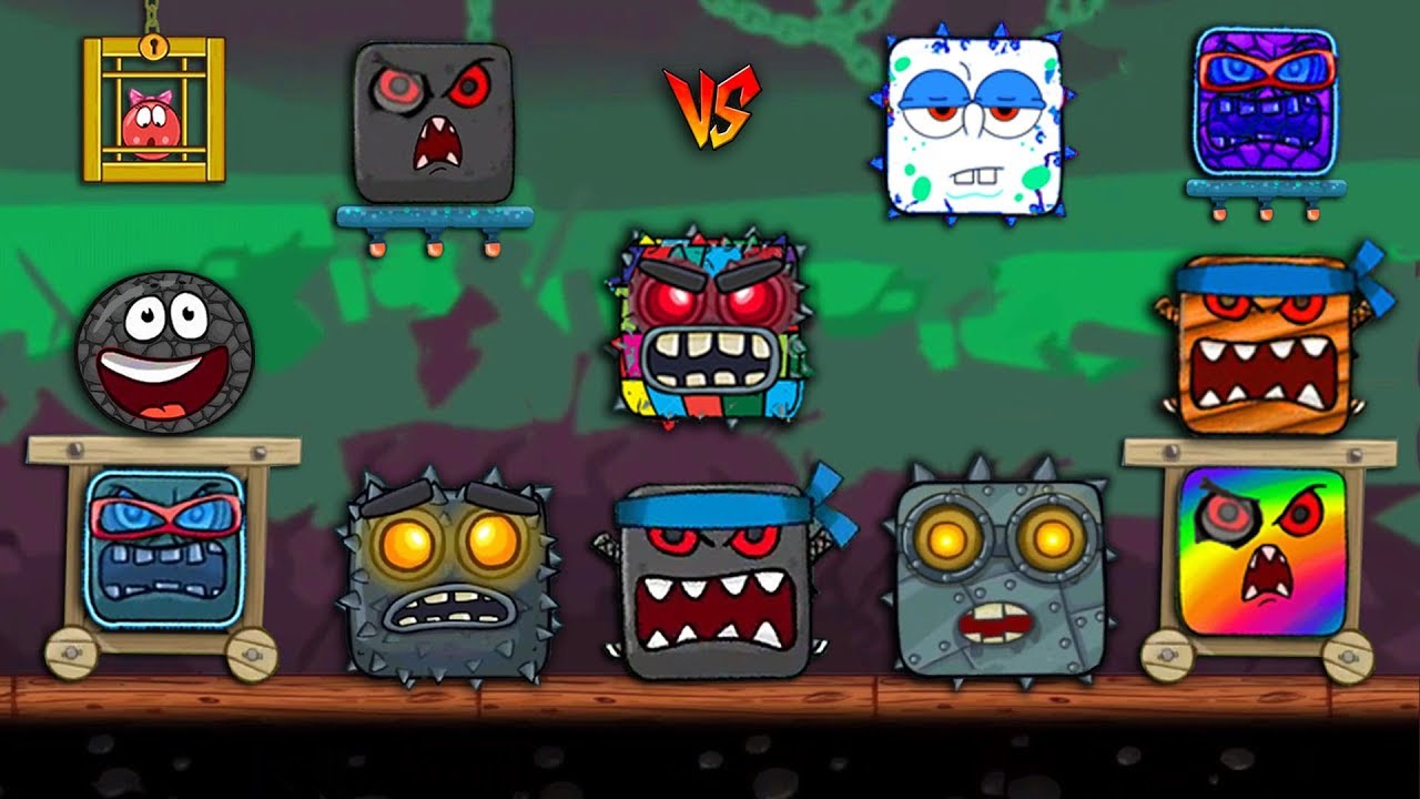 Red Ball 4 "BLACKBERRY BALL" Versus Battle with All Volumes Classic