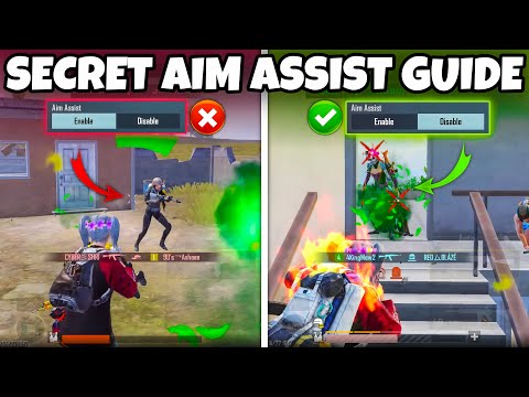 5 SECRET AIM ASSIST TIPS TO BE PRO PLAYER🔥BGMI/PUBGM (Tips & Tricks) Mew2
