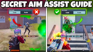 5 SECRET AIM ASSIST TIPS TO BE PRO PLAYER🔥BGMI/PUBGM (Tips & Tricks) Mew2 screenshot 5