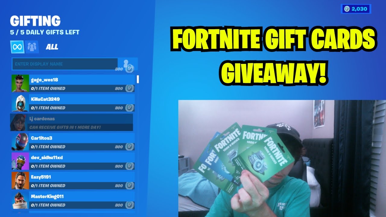 🔴GIFTING FREE FORTNITE VBUCKS CODES LIVE! FORTNITE VBUCKS GIVEAWAY! (GIVEAWAY STREAM) YouTube