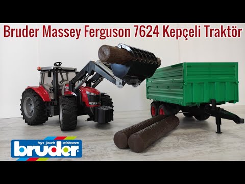 Bruder Massey Ferguson 7624 Kepçeli Traktör kutu açılışı ve incelemesi