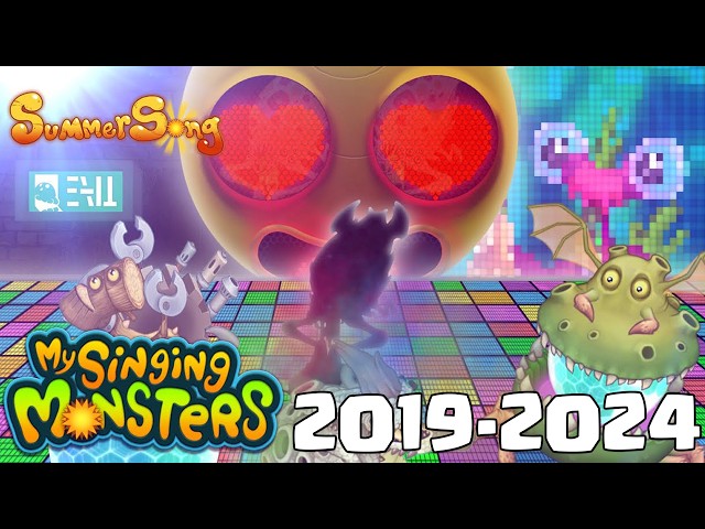 My Singing Monsters SummerSong (2019-2024) - MSM MUSIC Summer Songs -  YouTube