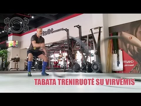 Dienos Treniruotė - Tabata treniruotė su virvėmis