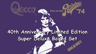 [001] Live At The Rainbow '74 - 40th Anniversary Limited Edition Deluxe Boxed Set Unboxing (2014)