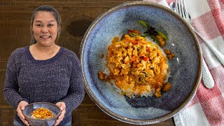 Thai Red Curry Chicken with Fried Egg ♥ Episode 280