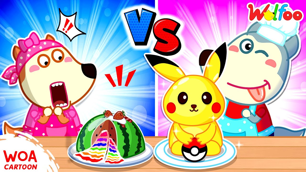 Thử Thách Sáng Tạo Đồ Ăn Cùng Wolfoo ⚡ Pikachu Hay Dưa Hấu Ngon Hơn? | Wolfoo Tiếng Việt
