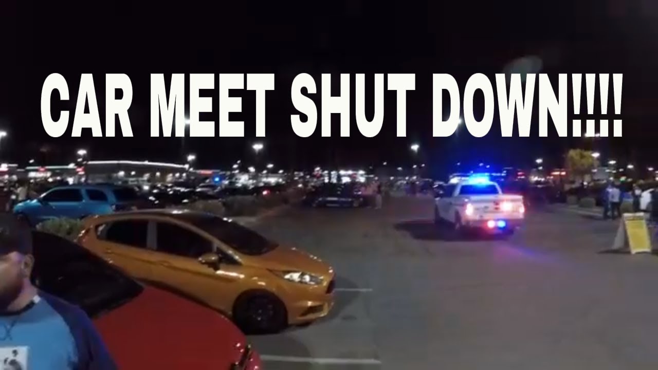 The COPS shut down a car meet that I'm at in my B5 S4 - YouTube