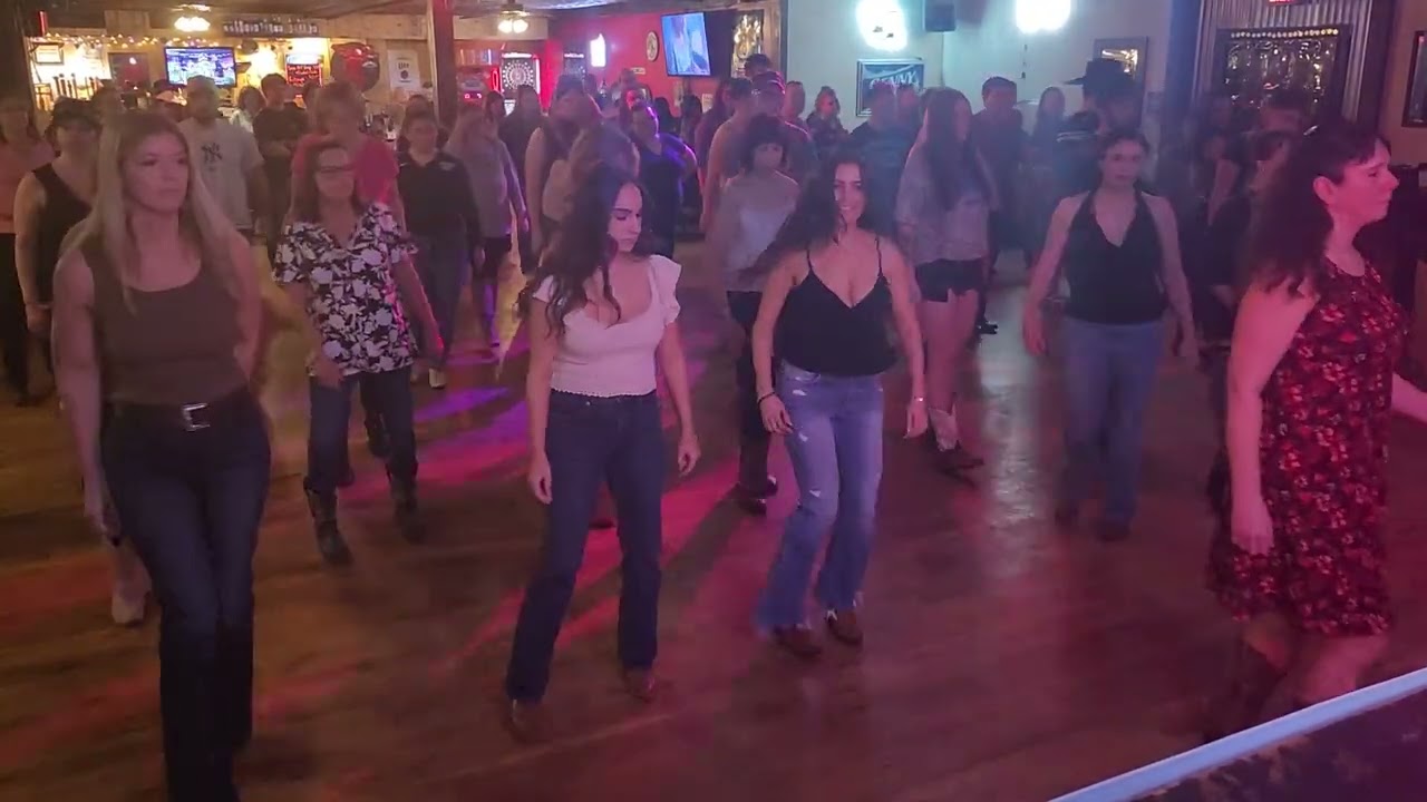 Top triple target cross & cross - line dance demo