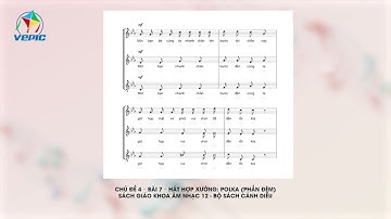 Âm nhạc 12 Cánh Diều Chủ đề 4 Bài 7 Hát hợp xướng Polka (Đệm)