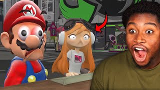 MARIO REACTS TO FUNNY MEMES!