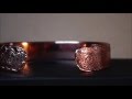 Forging a Bangle from Copper.