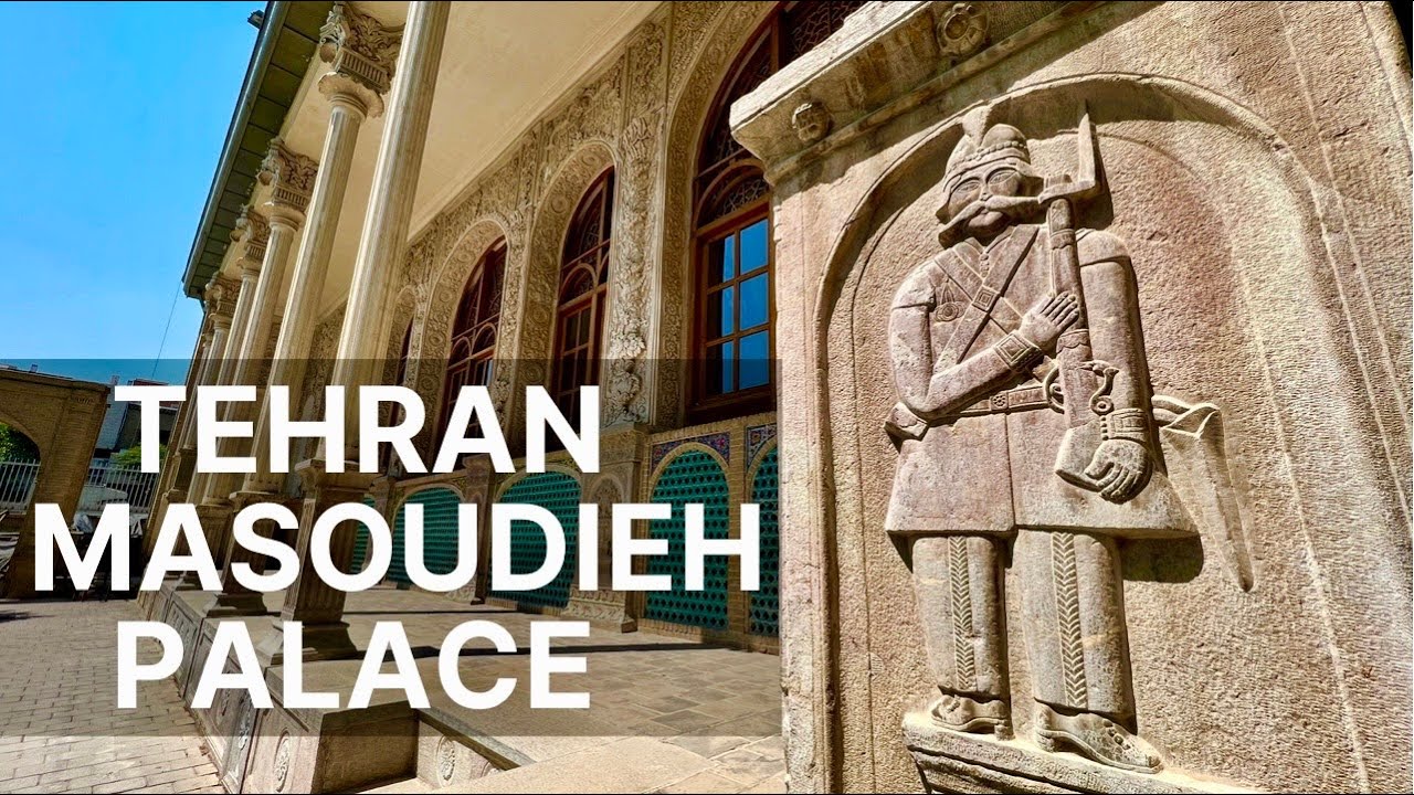 IRAN,TEHRAN,MASOUDIEH PALACE | Spring Walk in Masoudieh Palace | Relaxing Sounds for Sleeping.