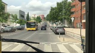 Lisbon, Bus 26B ride from Estação Oriente to Cais Olival - Alameda dos Oceanos