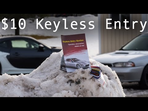 How Much Does It Cost To Install A Keyless Entry Car System