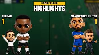 Fulham 1-1 Manchester United | Premier League Highlights