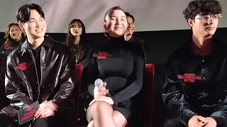 SASKIACHADWICK, KIM GEBA, CINTA BRIAN KONFERENSI PERS FILM DOWAJUSEYO TOLONG SAYA