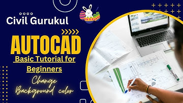 AutoCAD tutorial for Civil Engineers -change background color #autocad #tutorial #civilengineering