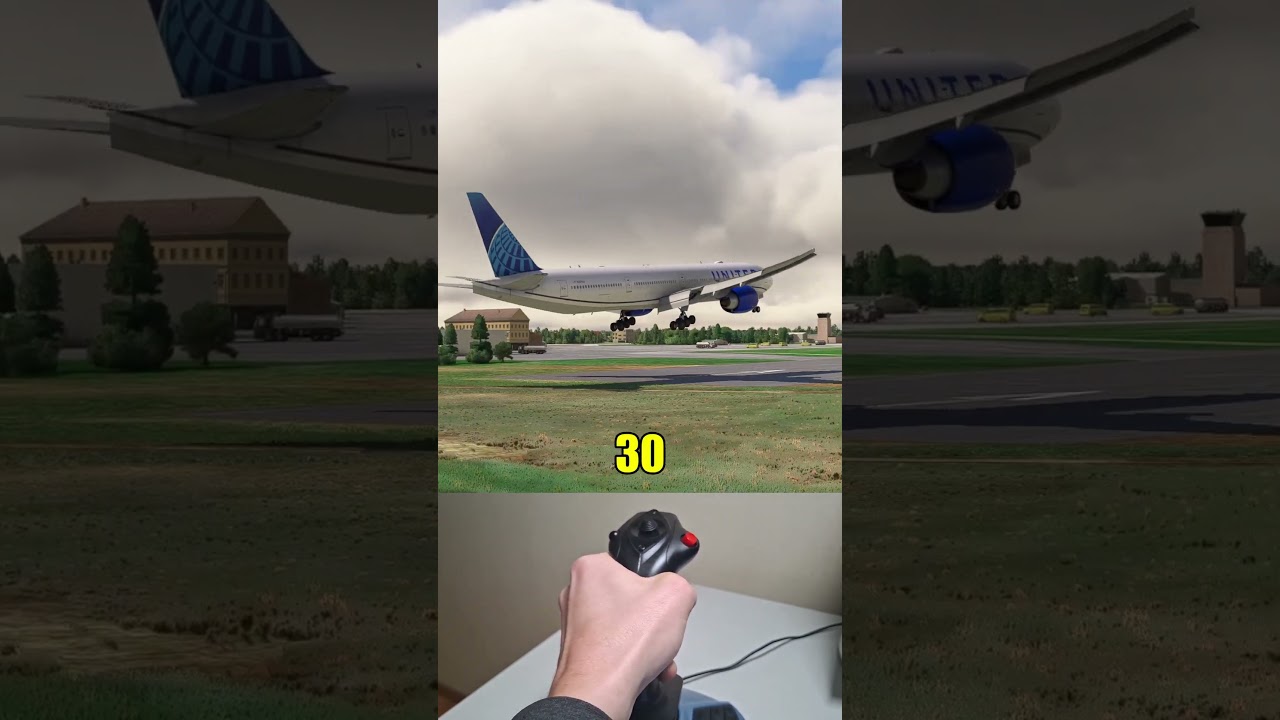 Emergency landing on super short runway #msfs2020