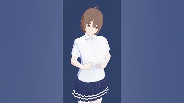 Animation Test for Vroid model – Anime-Style 3D