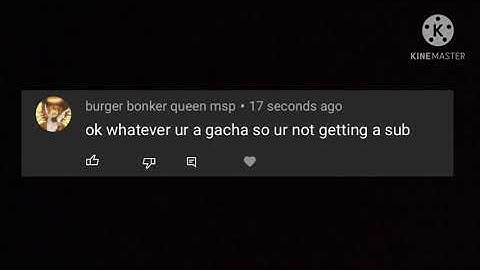 Responding to this hate comment(read description)