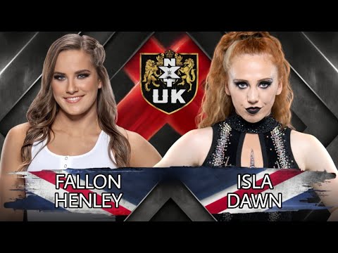 NXT UK || ISLA DAWN VS FALLON HENLEY || - YouTube