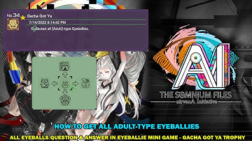 Ai The Somnium Files 2 walkthrough - All adult type eyeballies & All eyeballs questions - Gacha got