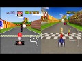 Mario Kart Wii Retro Track Comparison