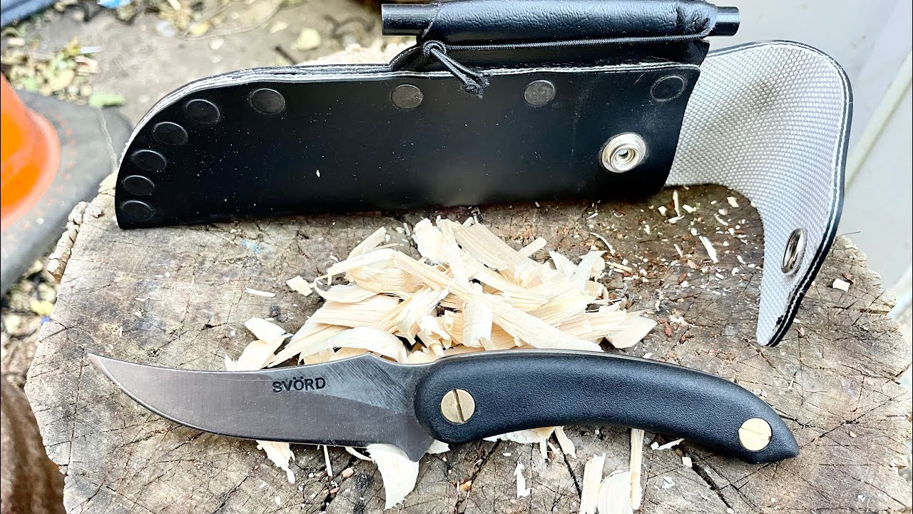 The SVÖRD Knives Amerikiwi. A New Zealand made fixed blade skinner