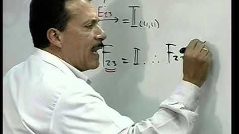 Inversas de las matrices elementales - Móduo 9