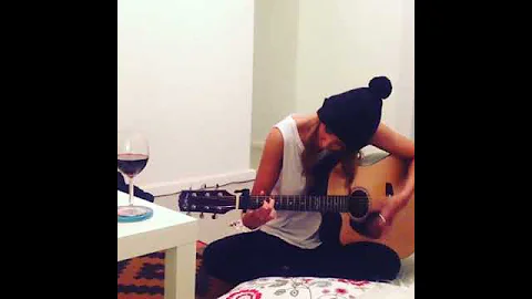 playing guitar