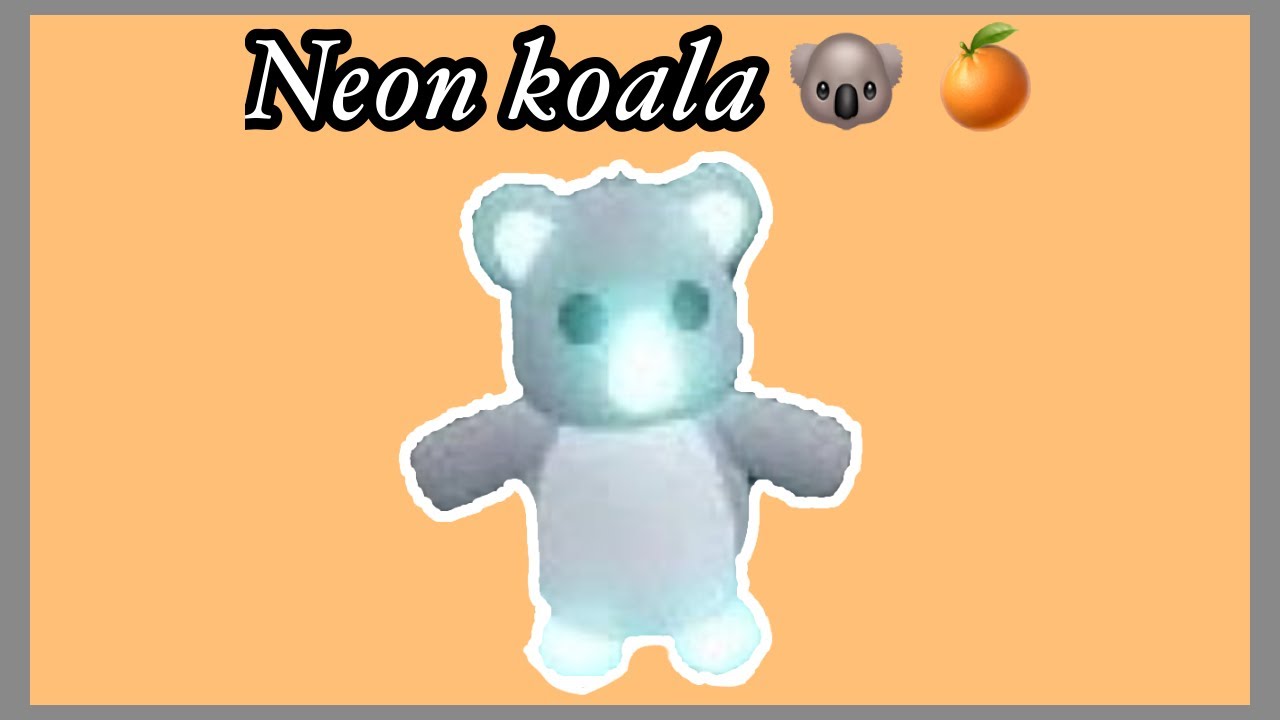 Making a NEON KOALA in Adopt Me! YouTube