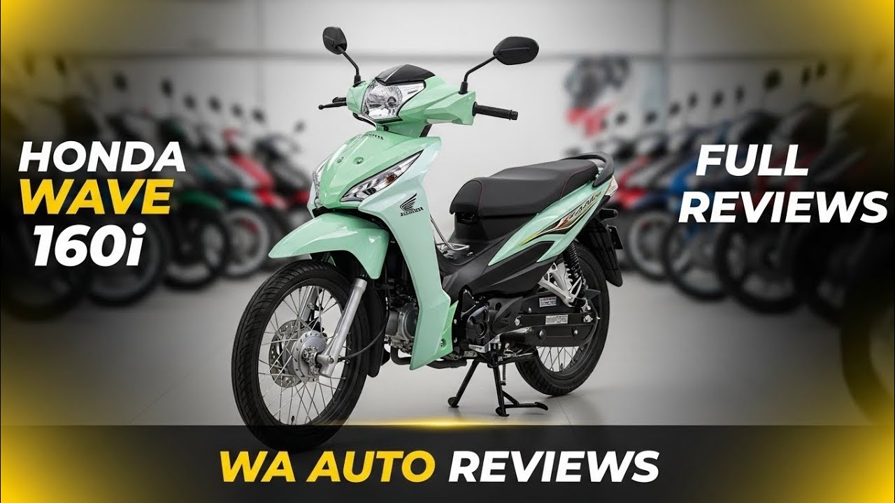 เปิดตัว Honda Wave 160i 2026 สีขาวเขียว สวยสะกดทุกสายตา | รีวิวเต็ม WA Auto Reviews