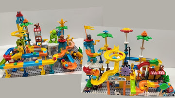 LEGO Duplo Marble Run Madness – Epic 3-Track Combo Compilation! 🌀🧱